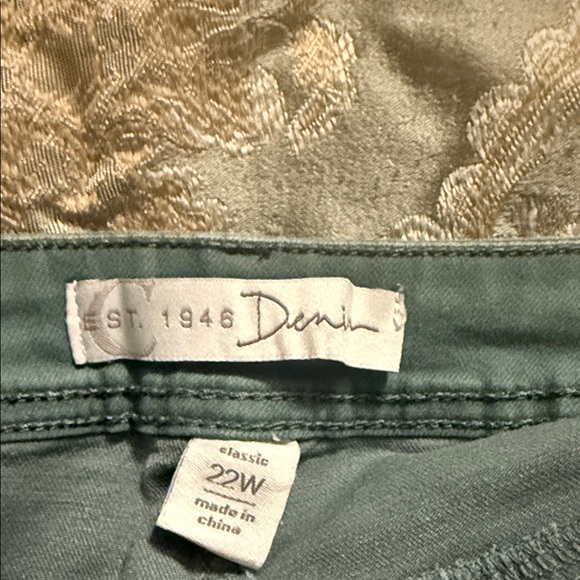 Cato Sage Green Straight Leg Pants - Picture 3 of 9